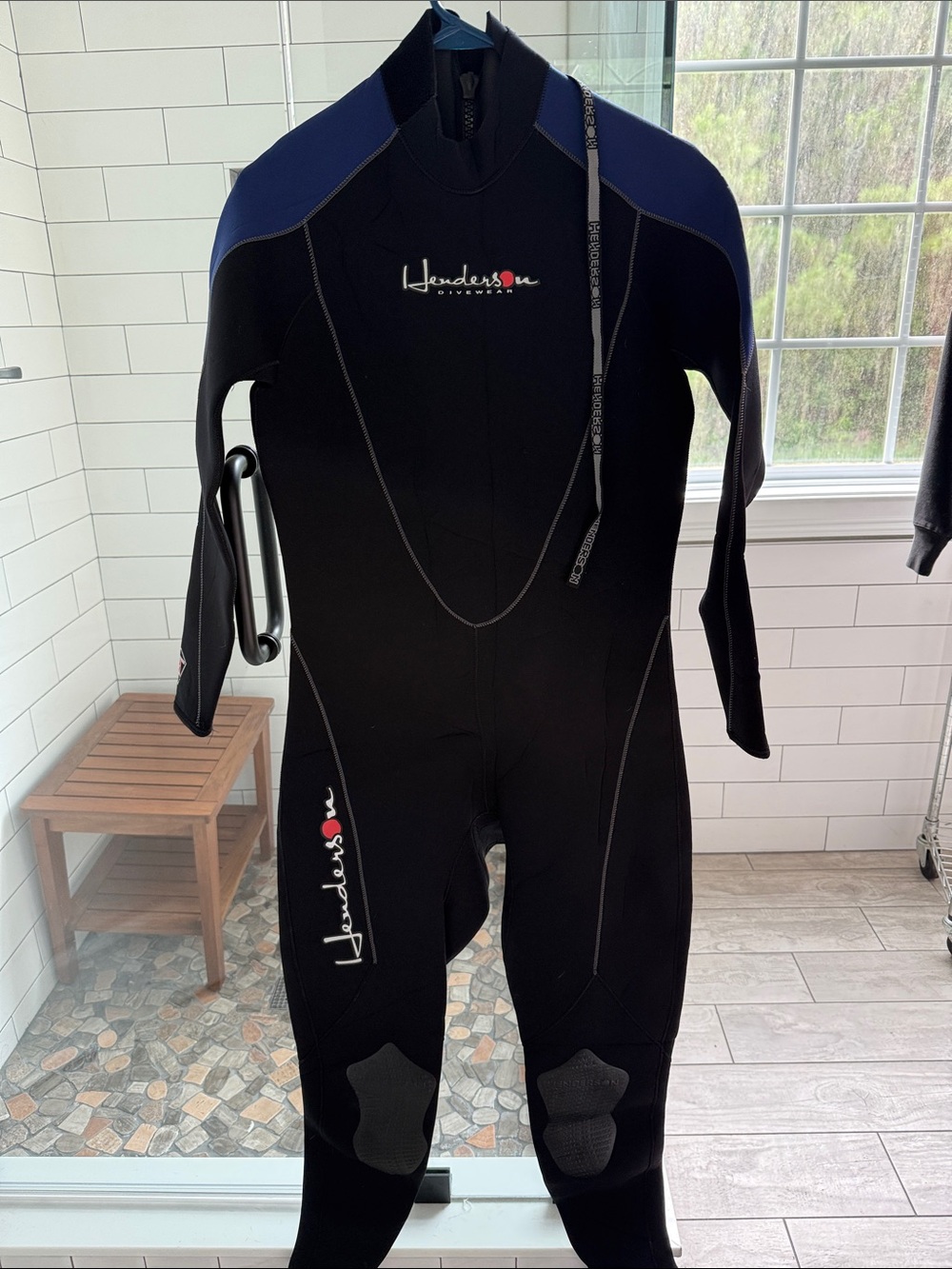Henderson Men's Black & Navy Full Wetsuit